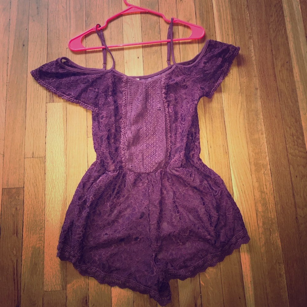 Purple romper